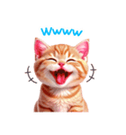 毎日使える 感情を伝えるねこ 日常（個別スタンプ：1）