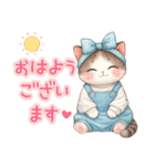 猫がいっぱい♡カラフル夏スタンプ（個別スタンプ：5）