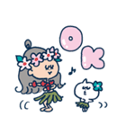 Aloha！ チルなマリーちゃん（個別スタンプ：4）