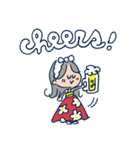 Aloha！ チルなマリーちゃん（個別スタンプ：32）