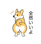 名前入りコーギーしっぽあり（個別スタンプ：17）