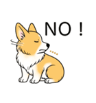 名前入りコーギーしっぽなし（個別スタンプ：18）