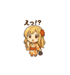 ゆるふわ可愛い浴衣女子の日常スタンプ1（個別スタンプ：14）