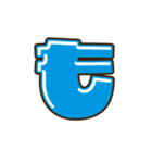 デコ文字 な～わ（個別スタンプ：19）