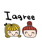 nenerin日常会話スタンプ319英語気遣い修正（個別スタンプ：39）
