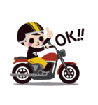 交通安全 STOP ！！ ひばりちゃん（個別スタンプ：5）