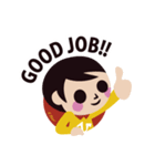 交通安全 STOP ！！ ひばりちゃん（個別スタンプ：9）