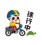 交通安全 STOP ！！ ひばりちゃん（個別スタンプ：38）