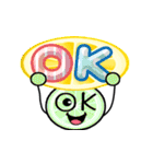 飛び出す！さわやかレモンでか文字 修正版（個別スタンプ：7）