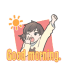 Here We Go！ 中学校英語 日常スタンプ（個別スタンプ：3）