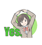 Here We Go！ 中学校英語 日常スタンプ（個別スタンプ：5）