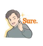 Here We Go！ 中学校英語 日常スタンプ（個別スタンプ：11）