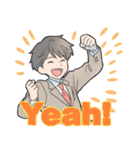 Here We Go！ 中学校英語 日常スタンプ（個別スタンプ：17）
