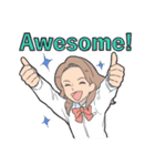 Here We Go！ 中学校英語 日常スタンプ（個別スタンプ：18）