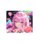 アイドルぶるコのスタンプ（個別スタンプ：3）