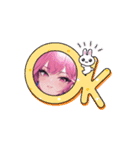 アイドルぶる女のコのスタンプ2（個別スタンプ：9）