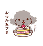 トイプードル色々_わくわくな日々（個別スタンプ：10）