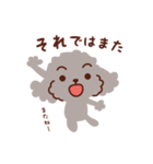 トイプードル色々_わくわくな日々（個別スタンプ：40）