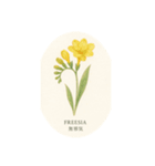 元気出る花言葉シリーズ:Flower symbolism（個別スタンプ：9）