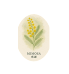 元気出る花言葉シリーズ:Flower symbolism（個別スタンプ：10）