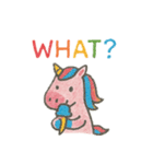 ゆめかわユニコーンの毎日使えるスタンプ（個別スタンプ：19）