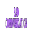 BADCOMMUNICATION（個別スタンプ：12）