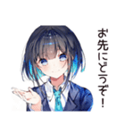 通勤ラッシュ★会社員ちゃん（個別スタンプ：21）