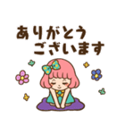レトロなボブ子ちゃん（個別スタンプ：5）