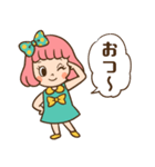 レトロなボブ子ちゃん（個別スタンプ：12）