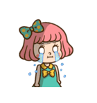 レトロなボブ子ちゃん（個別スタンプ：14）