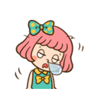 レトロなボブ子ちゃん（個別スタンプ：21）