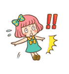レトロなボブ子ちゃん（個別スタンプ：26）