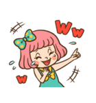 レトロなボブ子ちゃん（個別スタンプ：27）