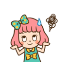 レトロなボブ子ちゃん（個別スタンプ：34）