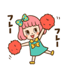 レトロなボブ子ちゃん（個別スタンプ：35）