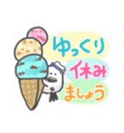 水兵さんのシマエナガ✨夏が来た！✨（個別スタンプ：15）