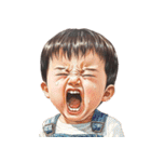 気持ちを押し殺してるスタンプ（個別スタンプ：22）