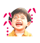 気持ちを押し殺してるスタンプ（個別スタンプ：33）