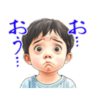 気持ちを押し殺してるスタンプ（個別スタンプ：34）