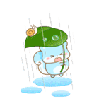 リスたちと梅雨～夏☆BIGスタンプ（個別スタンプ：36）