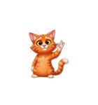 【OKポーズ猫 4】（個別スタンプ：2）