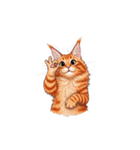 【OKポーズ猫 4】（個別スタンプ：7）