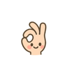 リアクション用指絵文字vol.2（個別スタンプ：4）