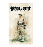 浮世絵ゴルフ（個別スタンプ：7）