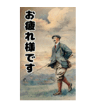 浮世絵ゴルフ（個別スタンプ：38）