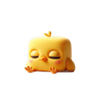 ブロックひよこ・ぐうたら日常（個別スタンプ：27）