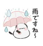 シックなシマエナガさん♡梅雨から初夏（個別スタンプ：5）