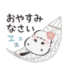 シックなシマエナガさん♡梅雨から初夏（個別スタンプ：37）