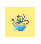 シンプル夏アイコン - 涼しく楽しく！（個別スタンプ：9）