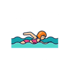 シンプル夏アイコン - 涼しく楽しく！（個別スタンプ：24）
